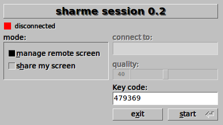 sharme screen